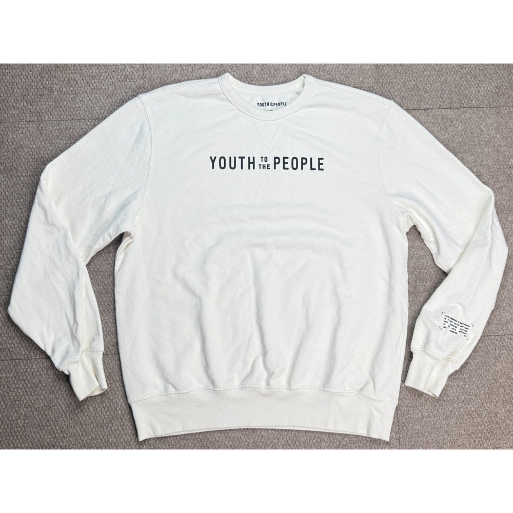 Youth To The People Plastic & Cotton Recycled Sweatshirt Size Large‎